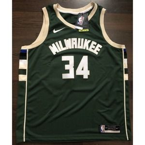 Milwaukee Bucks Giannis Antetokounmpo Nike Jersey (TAGS REMOVED)